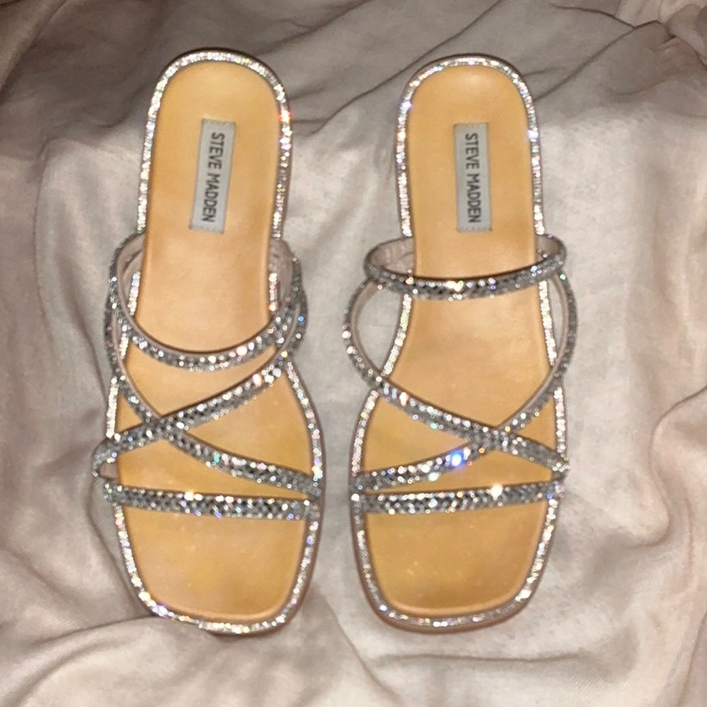 Steve Madden Silver Women's Sandals